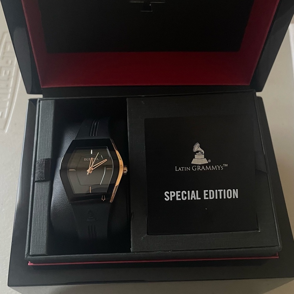 Bulova Black and Gold Special Edition Watch